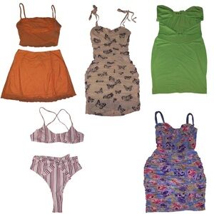 5 PC Womens Juniors Clothing Lot Bundle